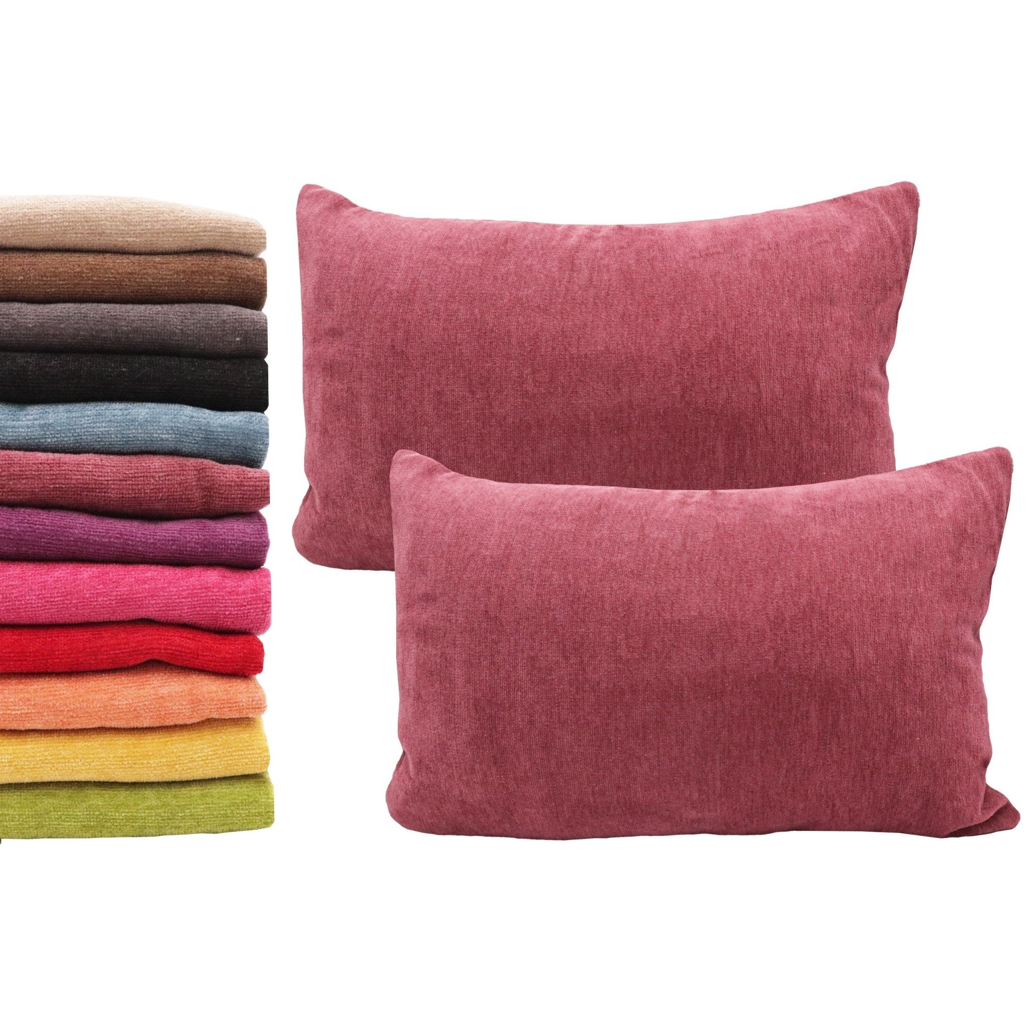 Imagen de Decoración Funda para cojín Chenilla rectangular (Pack 2) en color 40x60 de Meishida