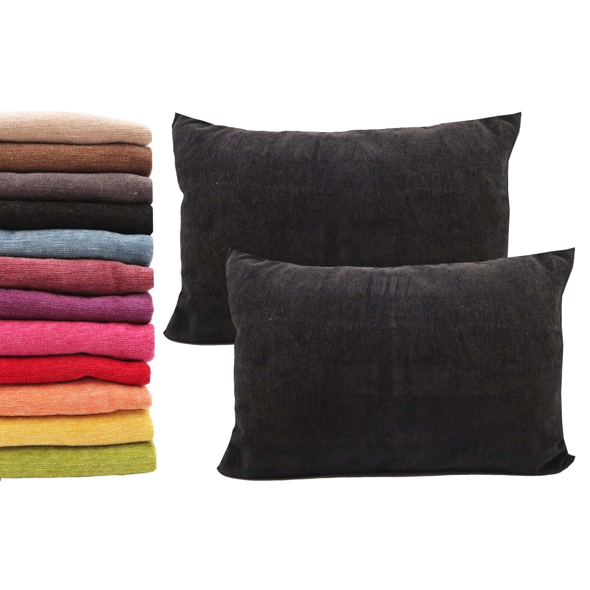 Imagen de Decoración Funda para cojín Chenilla rectangular (Pack 2) en color 40x60 de Meishida