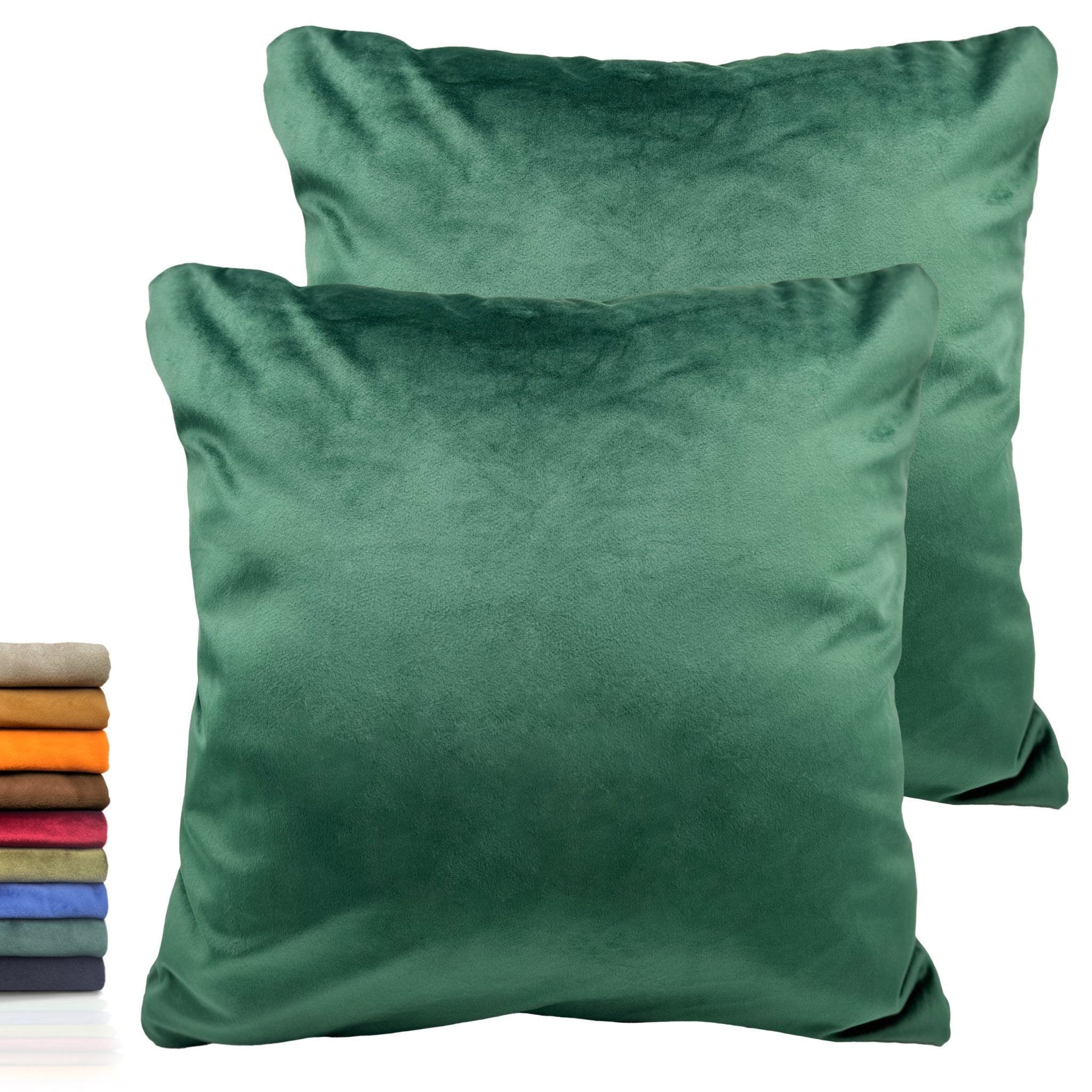 Imagen de Decoración Funda para cojín cuadricular Terciopelo (Pack 2) en color 45x45 de Meishida