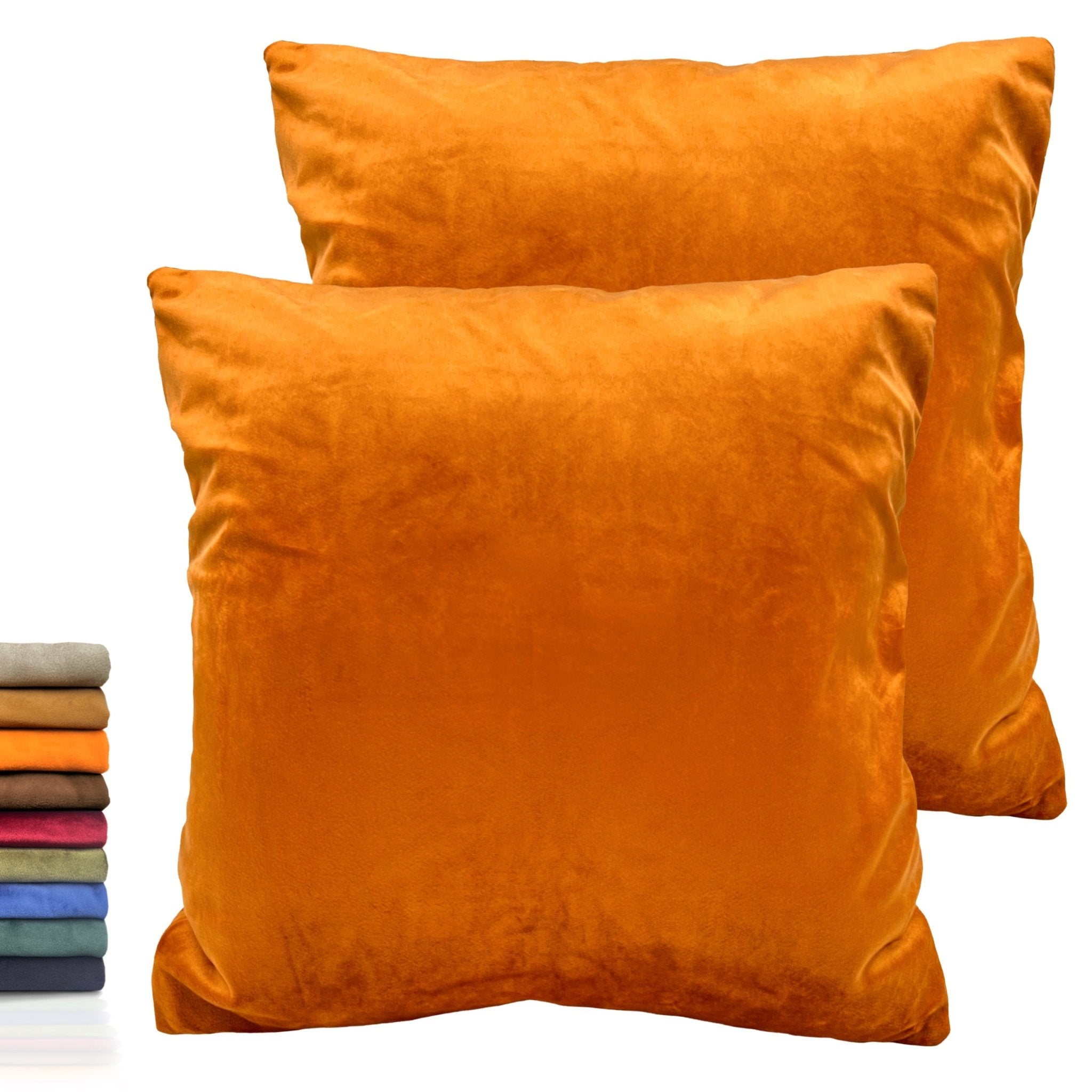 Imagen de Decoración Funda para cojín cuadricular Terciopelo (Pack 2) en color 45x45 de Meishida