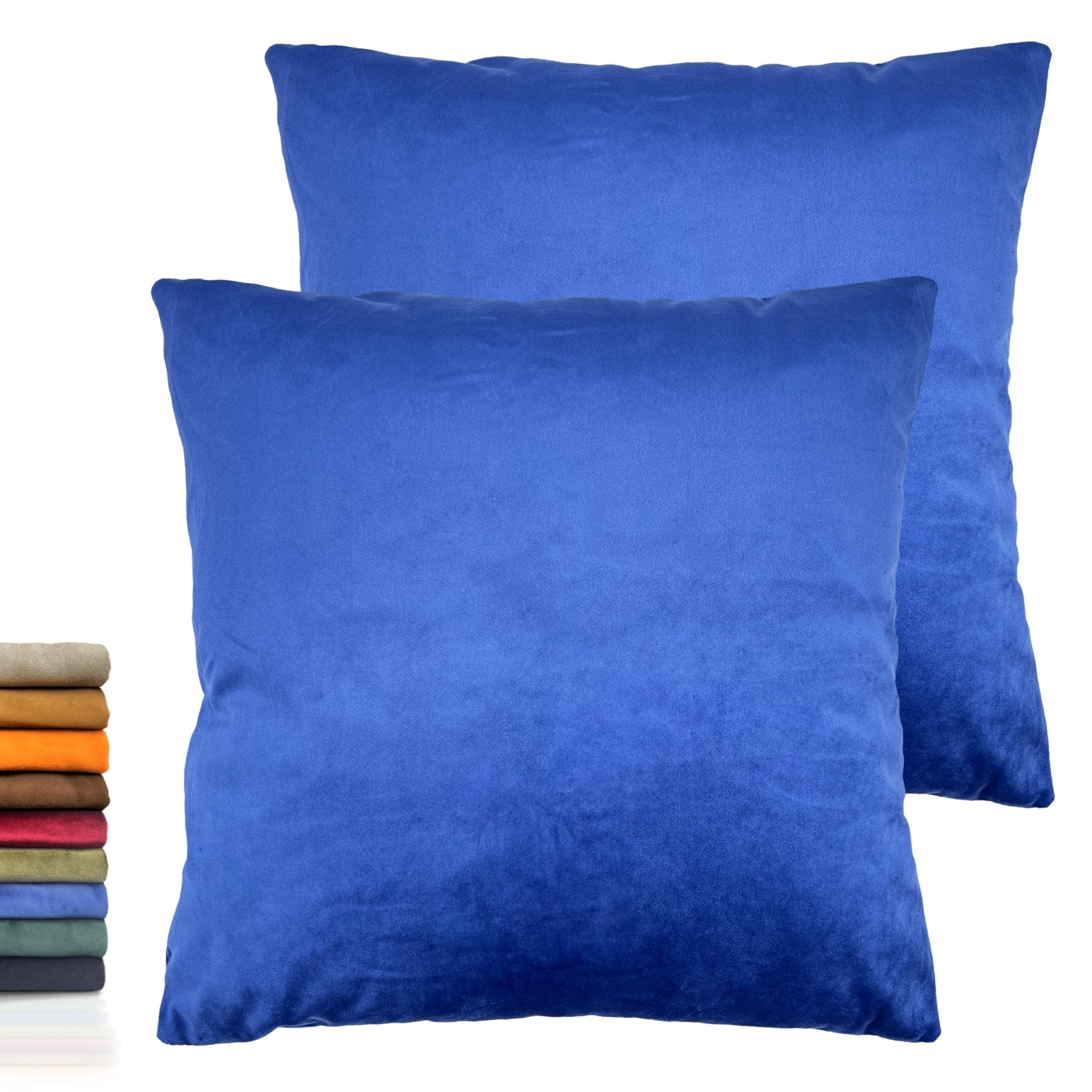 Imagen de Decoración Funda para cojín cuadricular Terciopelo (Pack 2) en color 45x45 de Meishida