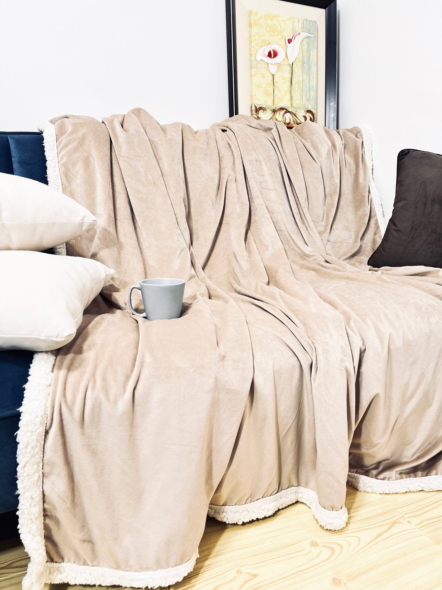 Imagen de Mantas Manta Sherpa Doble Capa en color 160x220 de Meishida